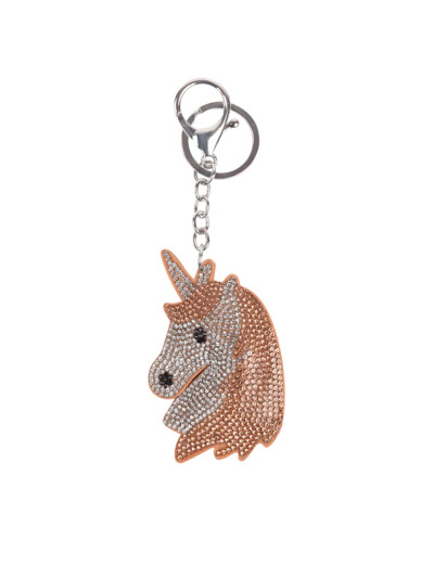 Porte clés tête de licorne à strass - Waldhausen