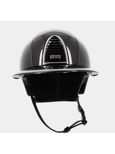 Casque Cromo 2.0 shine noir visière polo diamond - Kep Italia