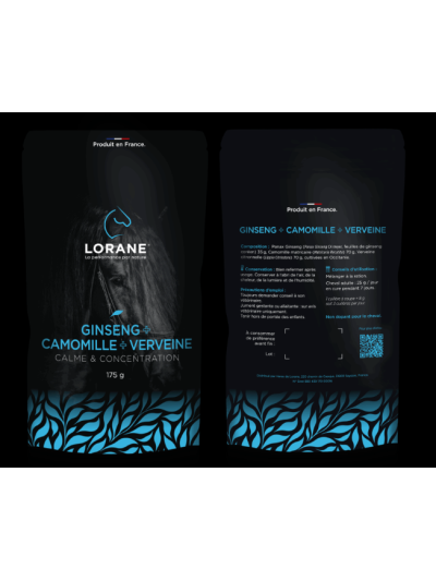 Ginseng + Camomille + Verveine 175g - Lorane