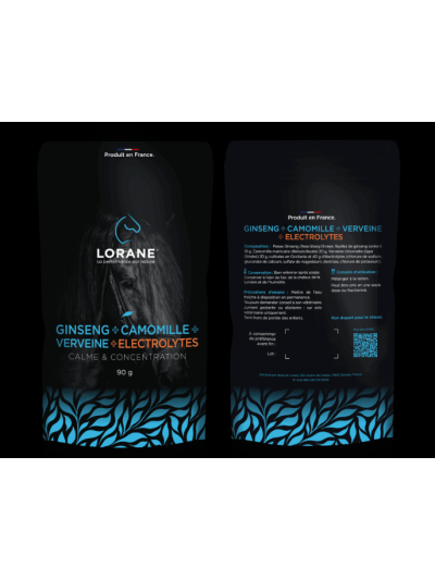 Ginseng + Camomille + Verveine + Electrolytes 90g - Lorane