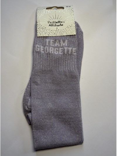 Chaussettes Team Georgette - Paillettes Attitude