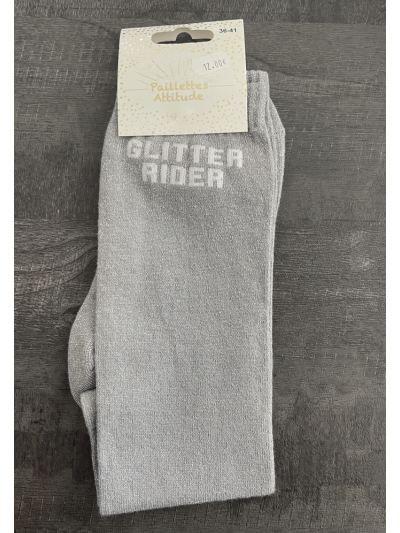 Chaussettes Glitter Rider - Paillettes Attitude