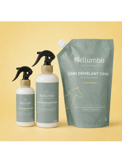 Soin démélant crins 300ml - Nellumbo