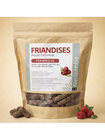 Friandises pour chevaux Framboises - Nellumbo