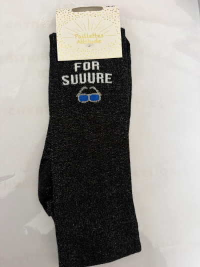 Chaussettes For suuure - Paillettes Attitude
